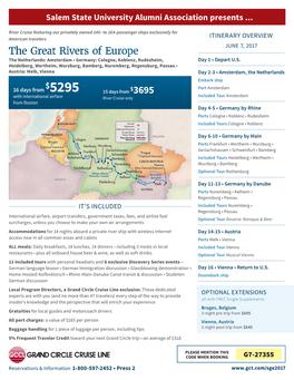 3695 the Great Rivers of Europe