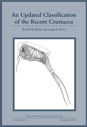 An Updated Classification of the Recent Crustacea