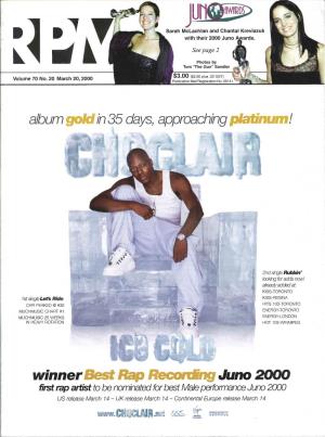 Winner Best Rap Recording Juno 2000