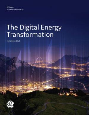 The Digital Energy Transformation September, 2018