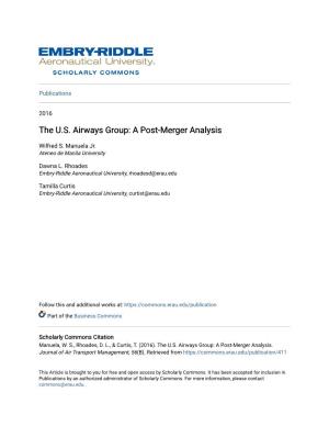 The U.S. Airways Group: a Post-Merger Analysis