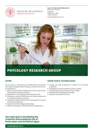 Phycology Research Group