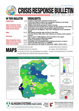 Crisis Response Bulletin Page 1-16