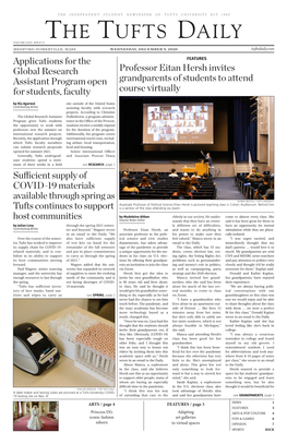 The Tufts Daily Volume Lxxx, Issue 55