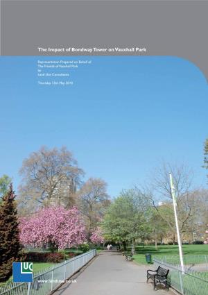 The Impact of Bondway Tower on Vauxhall Park