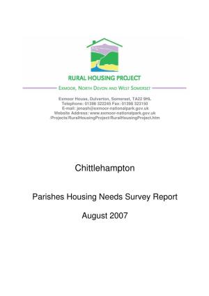 Chittlehampton Report 2007