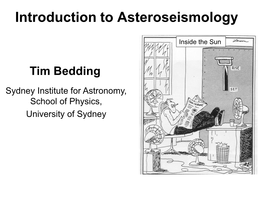 Introduction to Asteroseismology