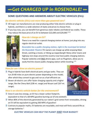 Electric Vehicle Fact Sheet Opens in a New Window
