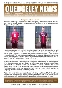 Quedgeley News, December