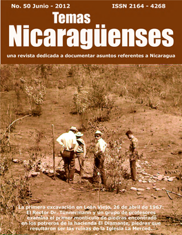 Revista De Temas Nicaragüenses. Dedicada a La Investigación Sobre Nicaragua – Número 50 – Junio 2012