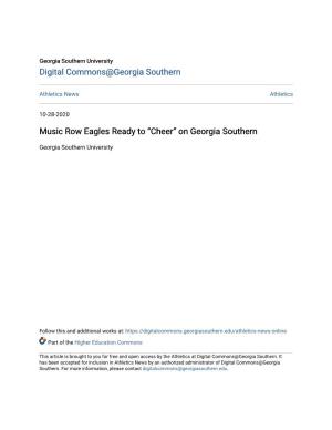 Music Row Eagles Ready to “Cheer” on Georgia Southern