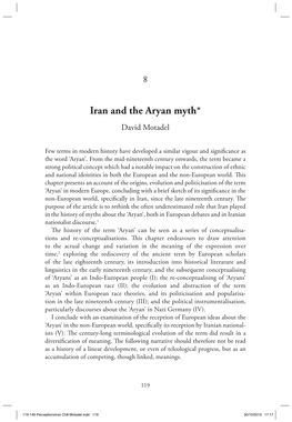 Iran and the Aryan Myth* David Motadel