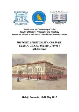 HISTORY, SPIRITUALITY, CULTURE. DIALOGUE and INTERACTIVITY 4Th Edition