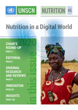 UNSCN Nutrition 45 – Nutrition in a Digital World