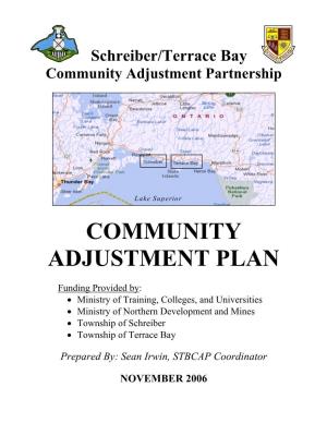 Community Adjustment Plan