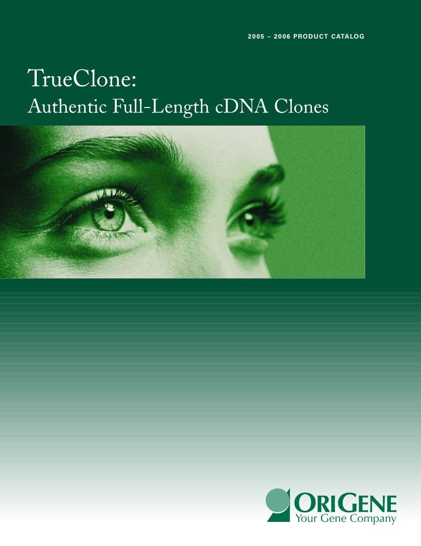 Trueclone: Authentic Full-Length Cdna Clones
