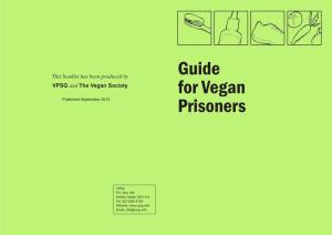 Guide for Vegan Prisoners