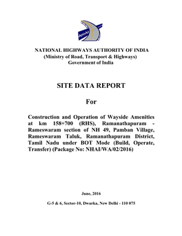Site Data Report