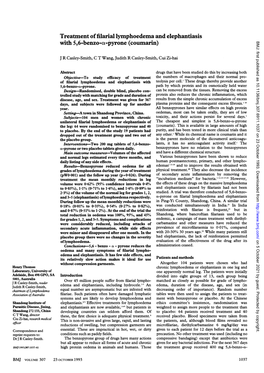 Coumarin) BMJ: First Published As 10.1136/Bmj.307.6911.1037 on 23 October 1993