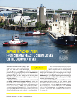 From Sternwheels to Stern Drives on the Columbia River
