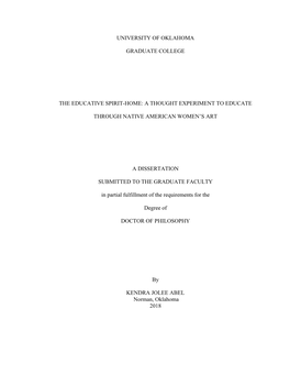 2018 Abel Kendra Dissertation.Pdf (5.594Mb)
