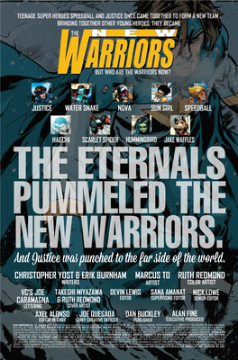 JOE QUESADA DAN BUCKLEY ALAN FINE EDITOR in CHIEF CHIEF CREATIVE OFFICER PUBLISHER EXECUTIVE PRODUCER NEW WARRIORS No