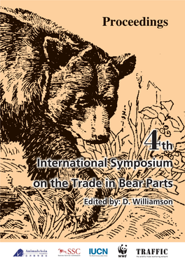 4Th International Symposium on the Trade in Bear Parts