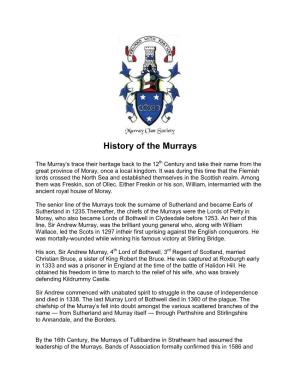 History of the Murrays