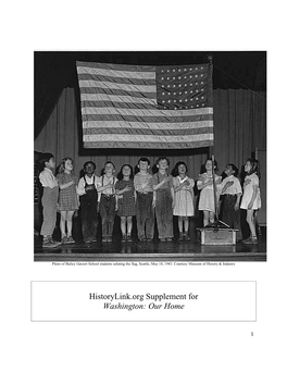 Historylink.Org Supplement for Washington: Our Home