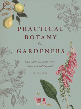Practical Botany for Gardeners: Over 3,000 Botanical Terms