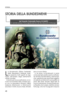Storia Della Bundeswehr