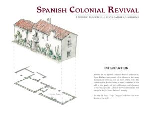 Spanish Colonial Revival Historic Resources • Santa Barbara, California
