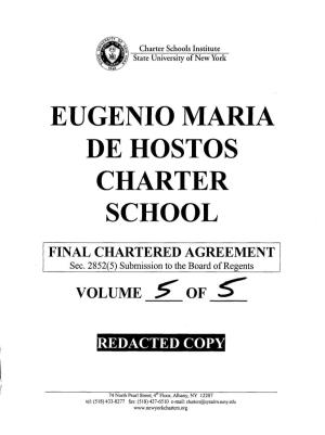 Eugenio Maria De Hostos Charter School