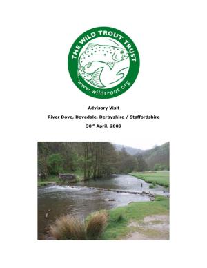 Advisory Visit River Dove, Dovedale, Derbyshire / Staffordshire 30Th April