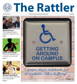 Campus Meets Standards, Yet Accessibility Still a Challenge