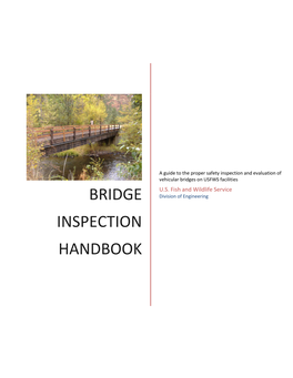 USFWS Bridge Inspection Handbook