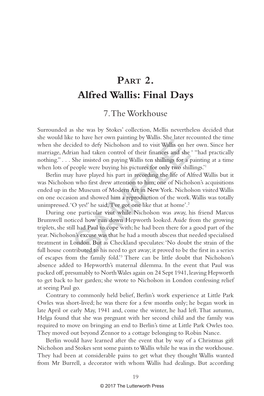 Alfred Wallis: Final Days