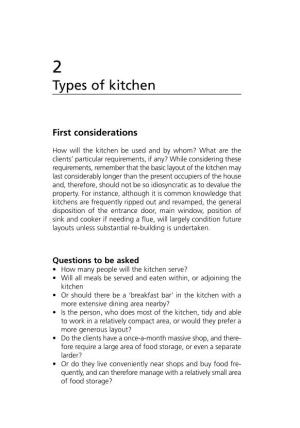Types of Kitchen