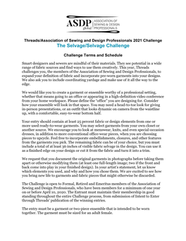 The Selvage/Selvage Challenge