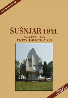 Šušnjar 1941. Proceendings Papers and Testimones