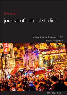 IAFOR Journal of Cultural Studies Volume 1 – Issue 2 – Autumn 2016