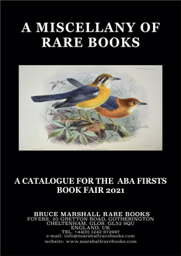 A Miscellany of Rare Books