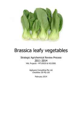 Brassica Leafy Vegetables