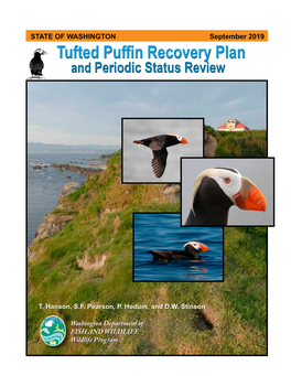 Tufted Puffin Recovery Plan and Periodic Status Review