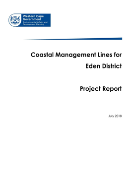 Coastal Management Lines for Eden District Project Report