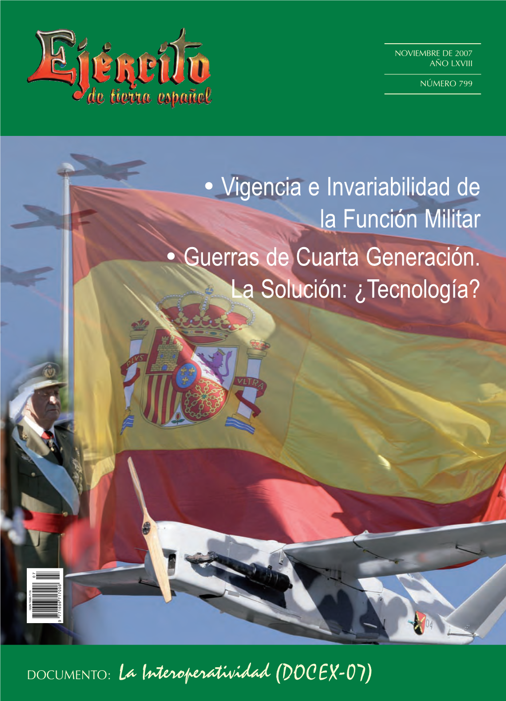 Revista Ejército Nº 799 Noviembre 2007