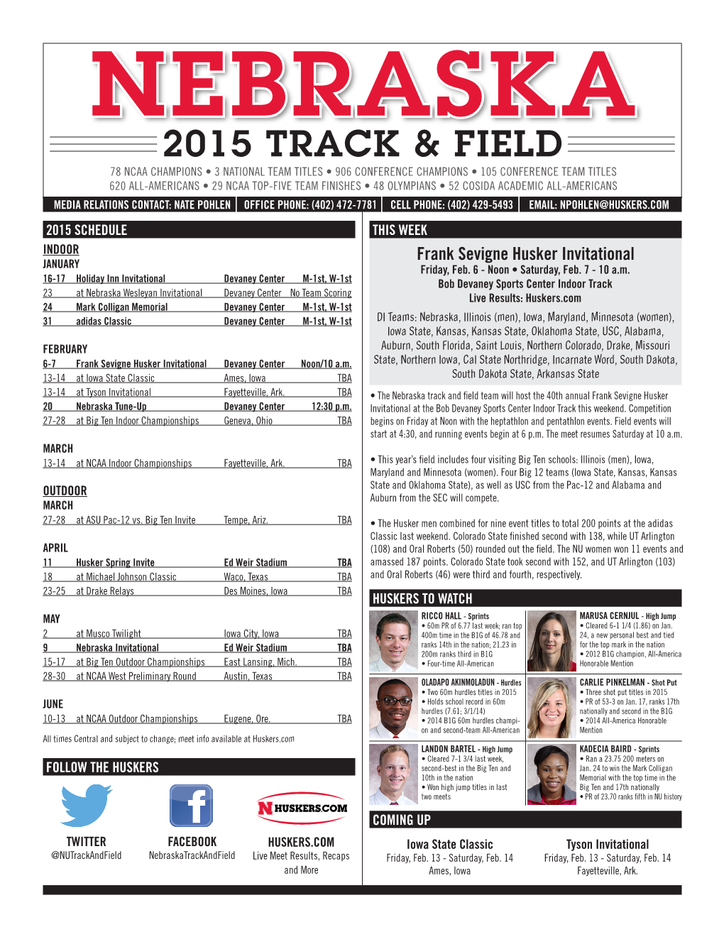 2015 Track & Field