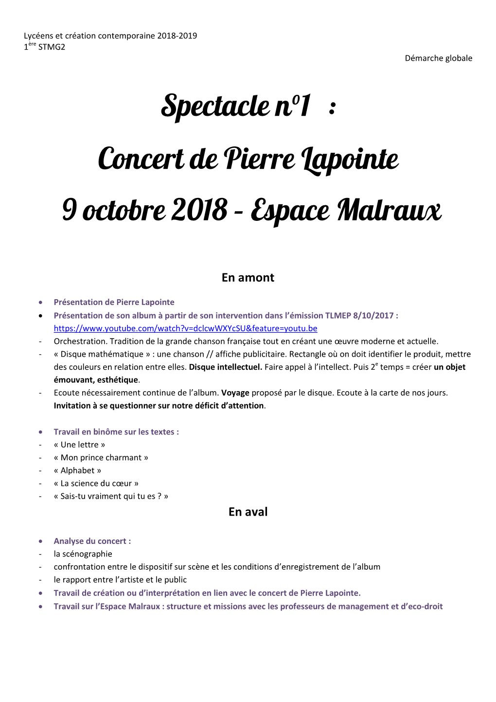 Exploitation Du Concert De Pierre Lapointe