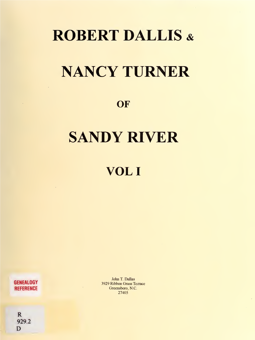 Robert Dallis & Nancy Turner of Sandy River