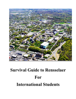 Survival Guide to Rensselaer for International Students